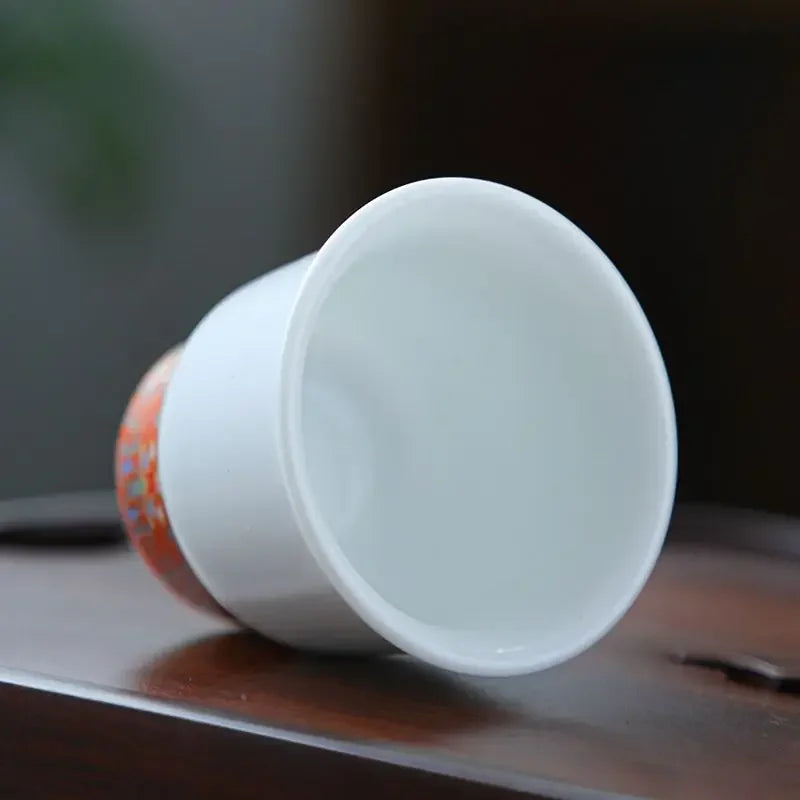 Service thé kung fu porcelaine tasses zen six