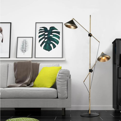 lampadaire moderne avec haut-parleur design luxe réglable