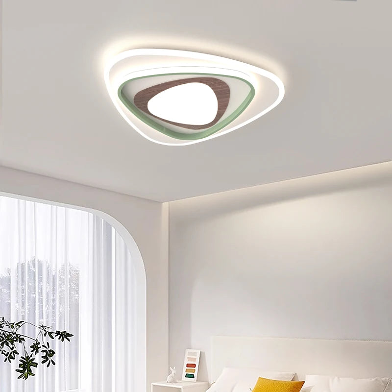 lustre nordique en bois pour éclairage intérieur décoratif - vue 5 sur 14