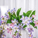 fleurs artificielles suspendues jasmin décoration mariage pour balcon
