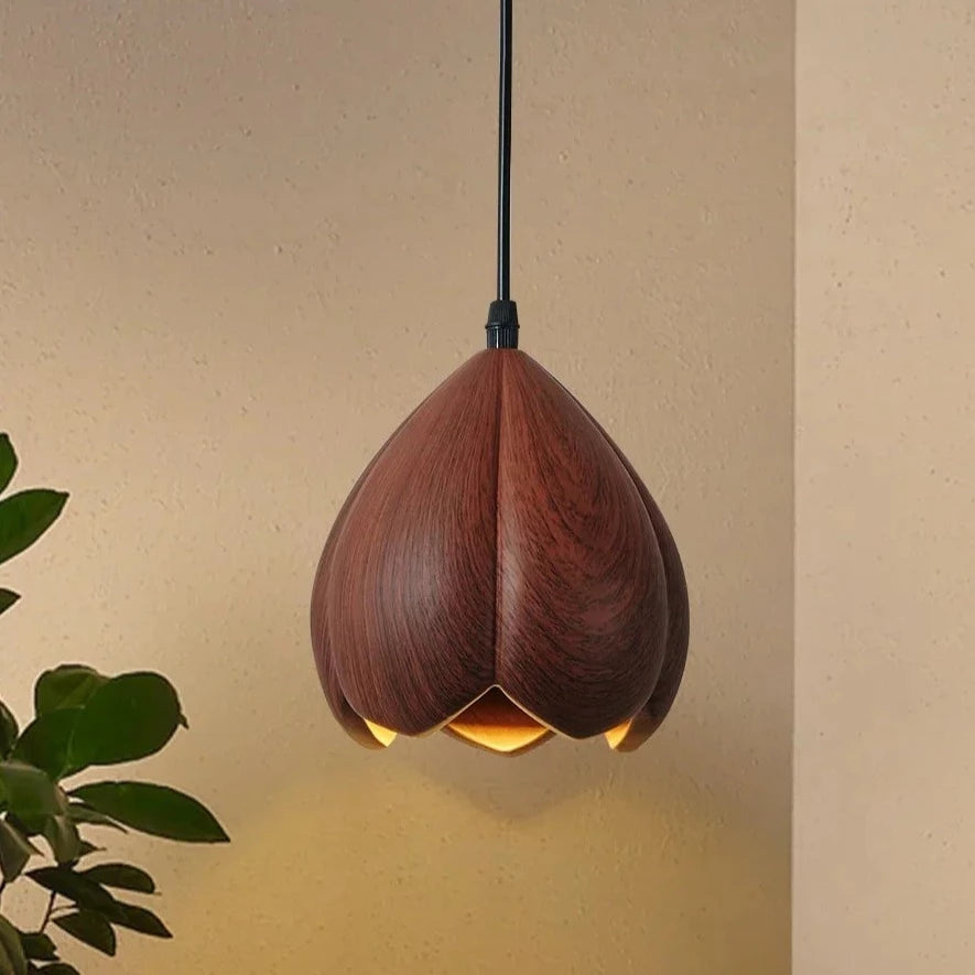Lampe de chevet en forme de bourgeon de fleur - vue 3 sur 9