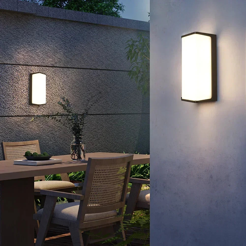 Applique murale LED étanche extérieure IP65 éclairage extérieur LED moderne porche lumières balcon jardin lumières applique extérieure 110V 220V - vue 4 sur 7