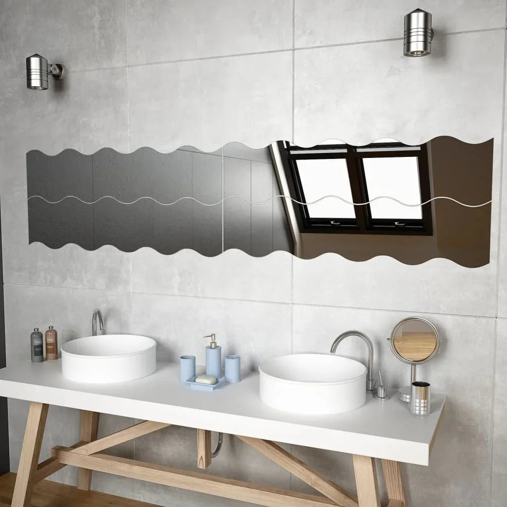 miroirs muraux en verre ondulé pour décoration intérieure - vue 8 sur 7