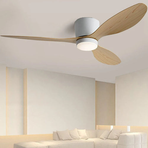 Ventilateur de plafond moderne avec moteur à courant continu