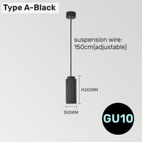 suspension Minimalisme moderne LED colorée Art