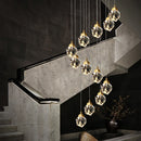 lustre en cristal moderne winfordo pour hall d'exposition