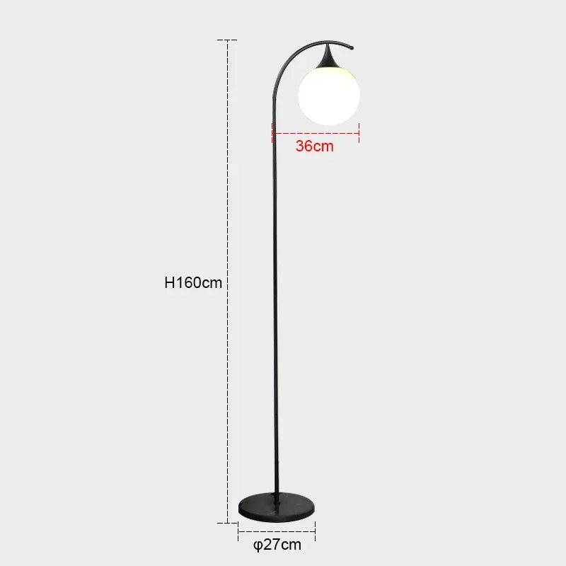 lampadaire led en verre multicolore pour une ambiance chaleureuse