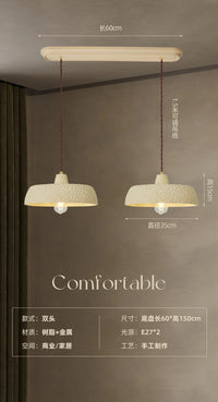 suspension design pour une ambiance chaleureuse et moderne