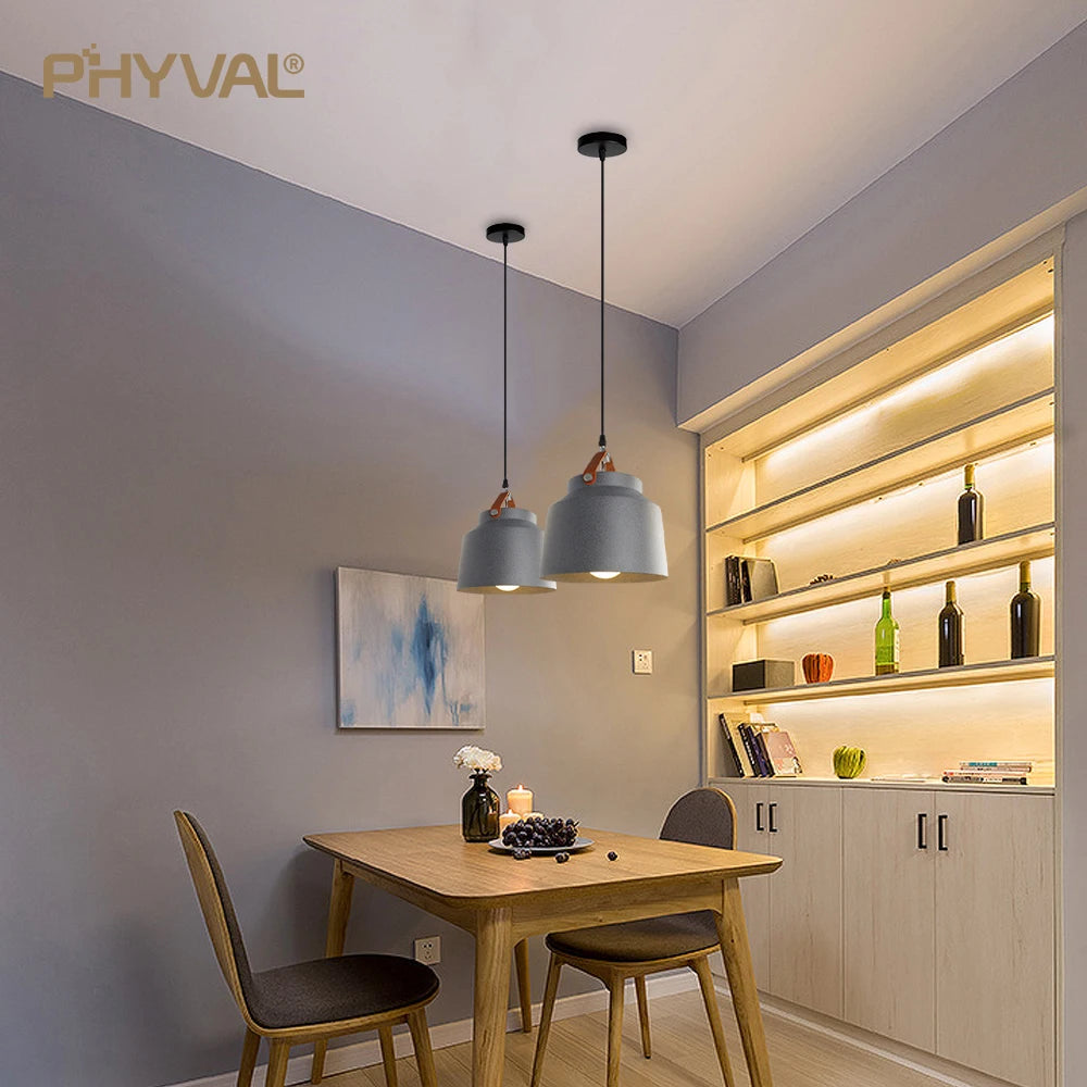 Suspension modernes salle à manger cuisine LED nordiques pour chambre salon décor - vue 7 sur 14