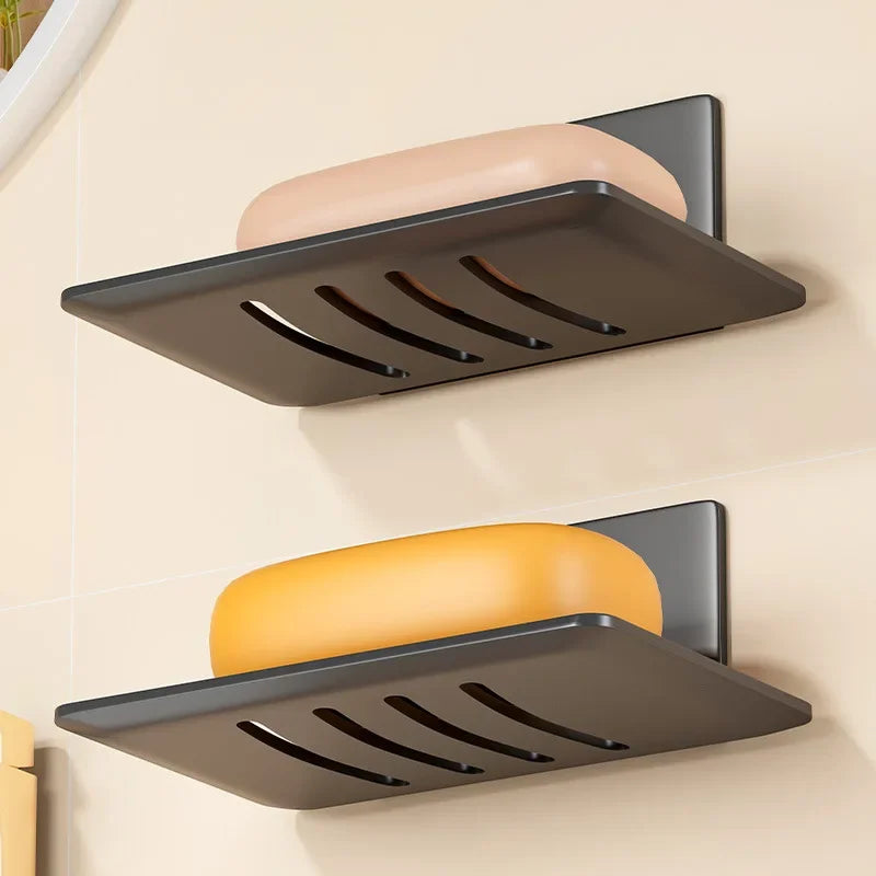 porte-savon mural en aluminium pour rangement et organisation - vue 5 sur 9