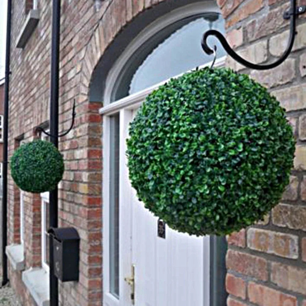 Plante artificielle boule verte topiaire pour décoration intérieure et extérieure