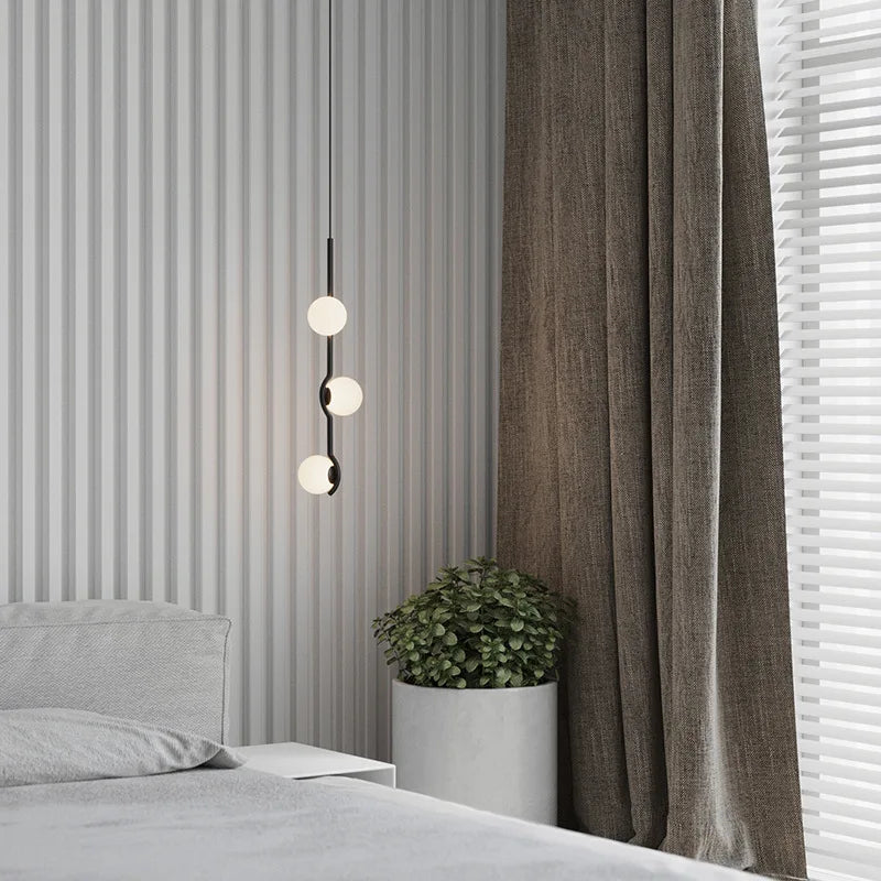 Lustre design plafond led or noir