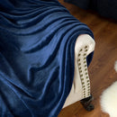 plaid flanelle polaire doux chaud pour lit canapé