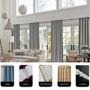 Rideau velours occultant grande hauteur style moderne
