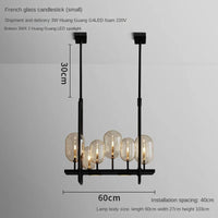 Luminaire suspendu verre rétro industriel