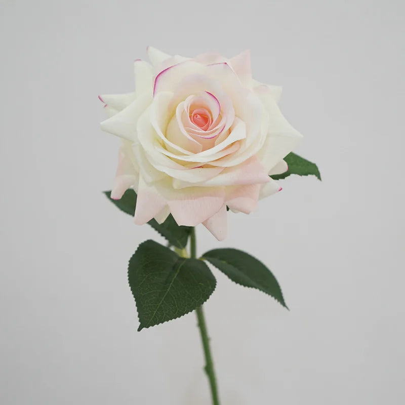 rose artificielle en latex pour décoration florale et mariage - vue 6 sur 6