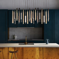 lustre d'art postmoderne de luxe pour restaurant nordique