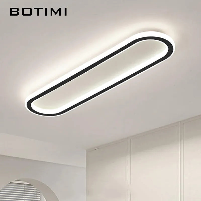 Plafonnier piste blanc surface moderne
