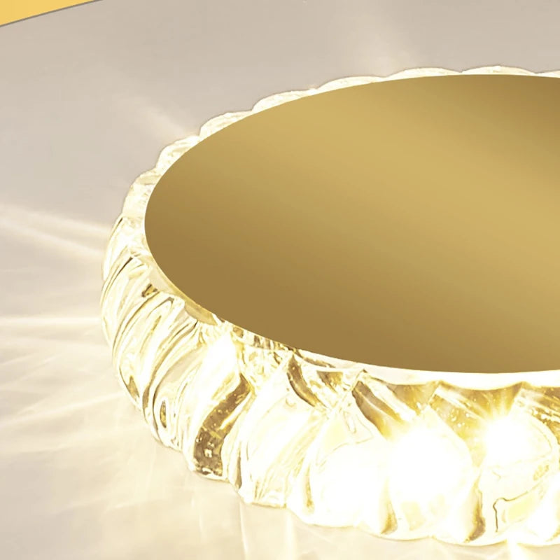 Plafonnier LED nordique pour couloir balcon chambre salle de bain or noir plafonnier luxueux luminaires d'intérieur 2023 - vue 6 sur 9