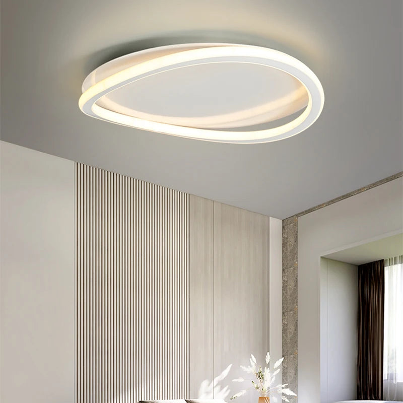 plafonnier led moderne nordique pour décoration intérieure maison - vue 3 sur 12