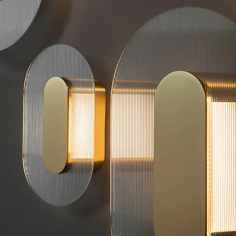 Applique murale de luxe en verre rond - vue 3 sur 9