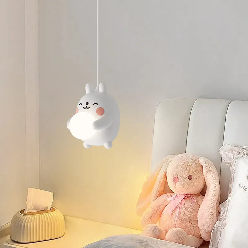 lampes suspendues animaux enfants boule soins oculaires - vue 2 sur 7