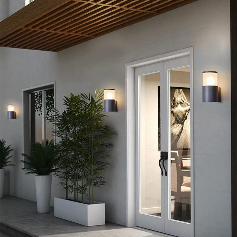 applique murale led étanche pour jardin balcon allée - vue 4 sur 10