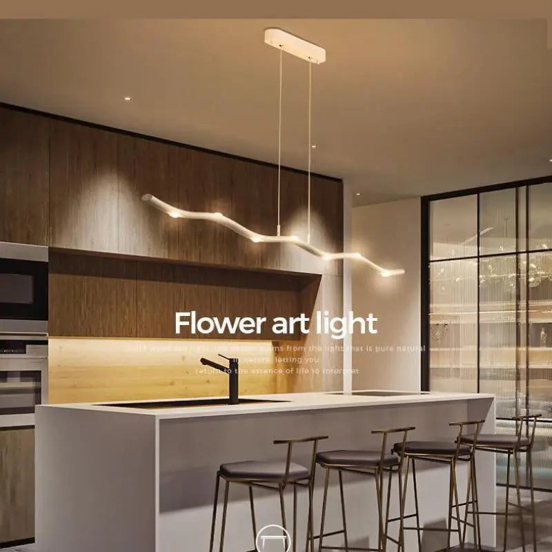 suspension moderne à led pour salle à manger et boutiques - vue 4 sur 10
