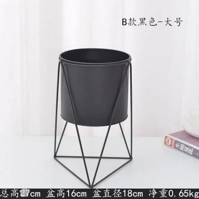 support de plante moderne en fer pour décoration intérieure et extérieure - vue 15 sur 18