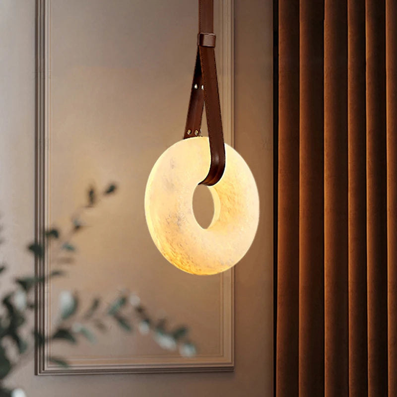 suspension en marbre avec ceinture personnalisable idéal hôtel restaurant