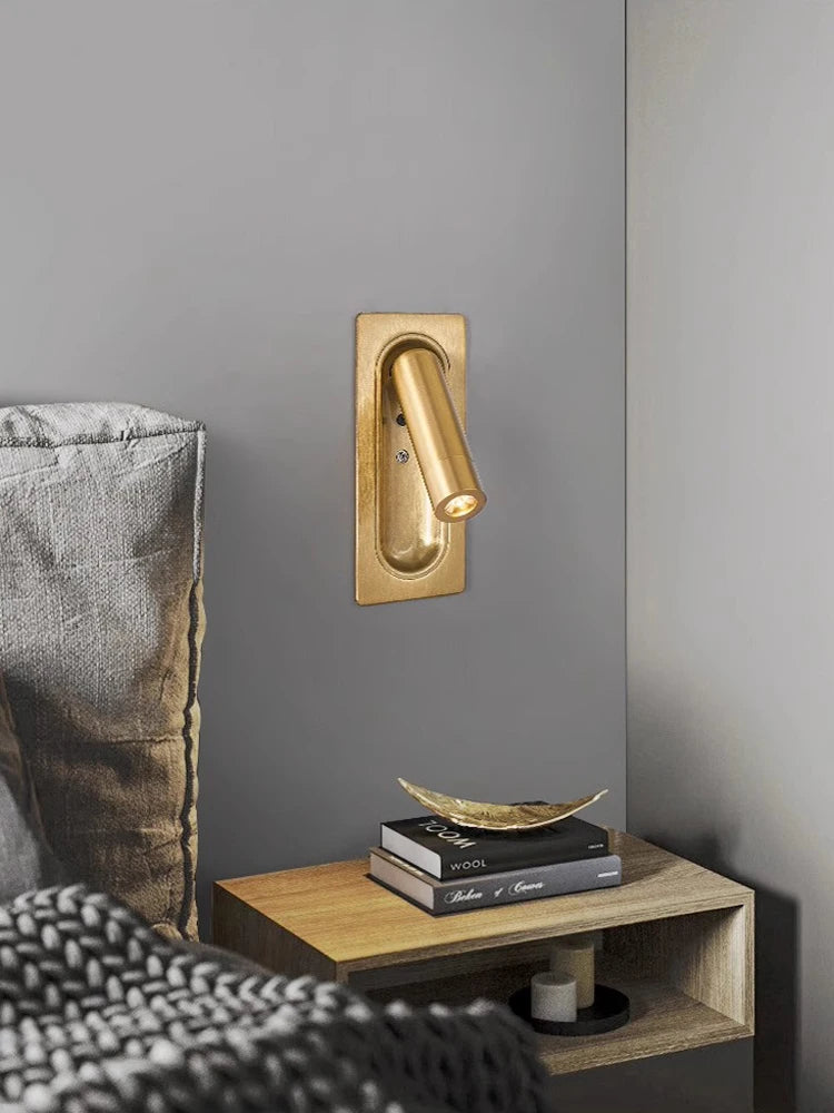 applique murale led rotative avec interrupteur pour lecture - vue 2 sur 23