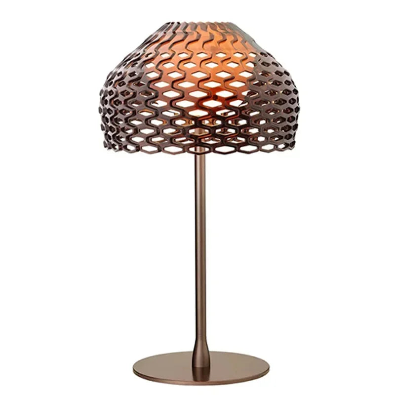 Italy Design Table Lamps Modern Hollow Lampshade Desk Light for Bedroom Living Room - vue 7 sur 8
