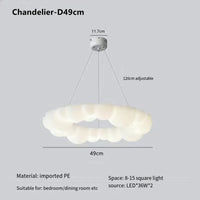 Nordique créatif nuage nuances suspension lumières moderne plafond lustre salon chambre enfants chambre décor LED plafonnier