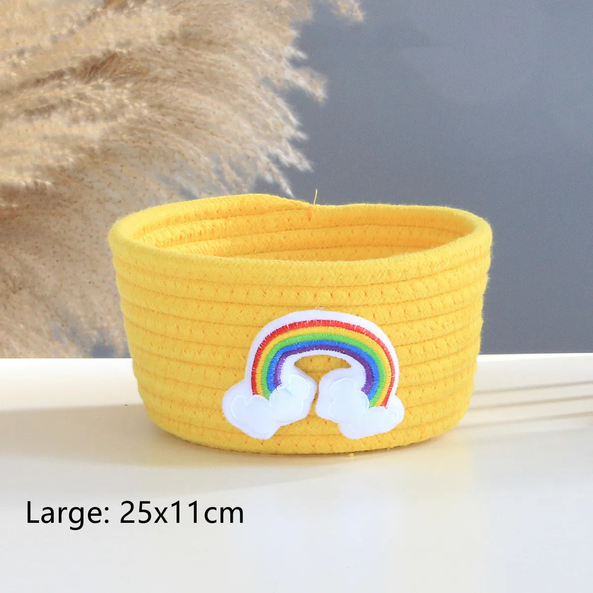 panier de rangement tissé animaux pour jouets et objets divers - vue 16 sur 21