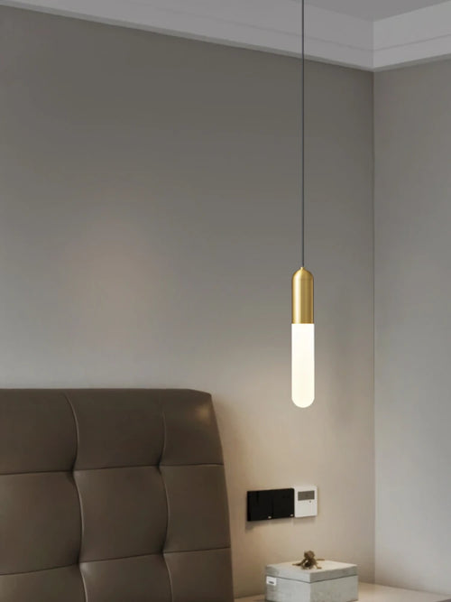 lustre créatif minimaliste en cuivre pour décoration nordique