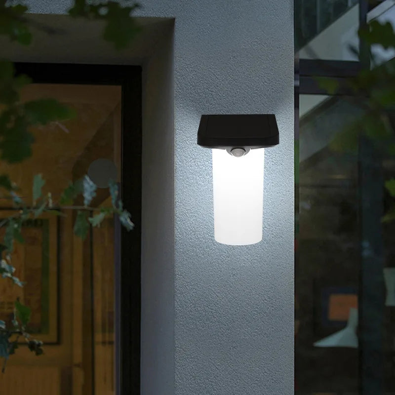 applique murale solaire led étanche pour décoration extérieure jardin - vue 5 sur 6
