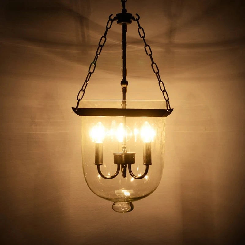 Rétro bougie seau plafond lustres Pub magasin de vêtements salon salle à manger suspension lumière décor Haninging lampe Lustre luminaires - vue 6 sur 10