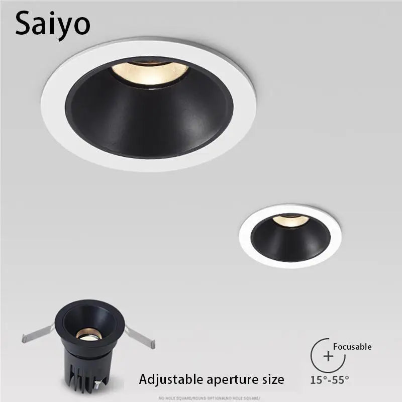 Projecteurs led encastré spot 	foco lampe en aluminium
