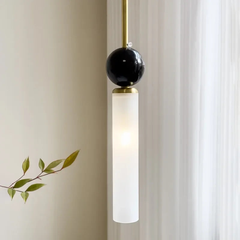 lustre minimaliste nordique de luxe en marbre italien