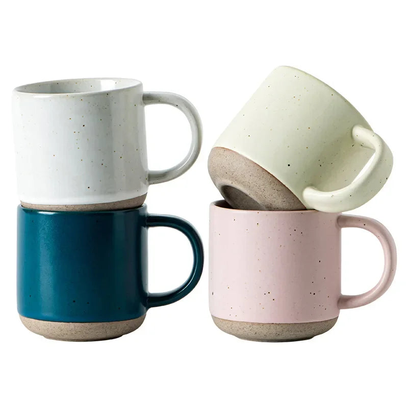 Mug café céramique moucheté style rétro 150ml