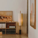 lampadaire led en tissu style wabi sabi décoration moderne