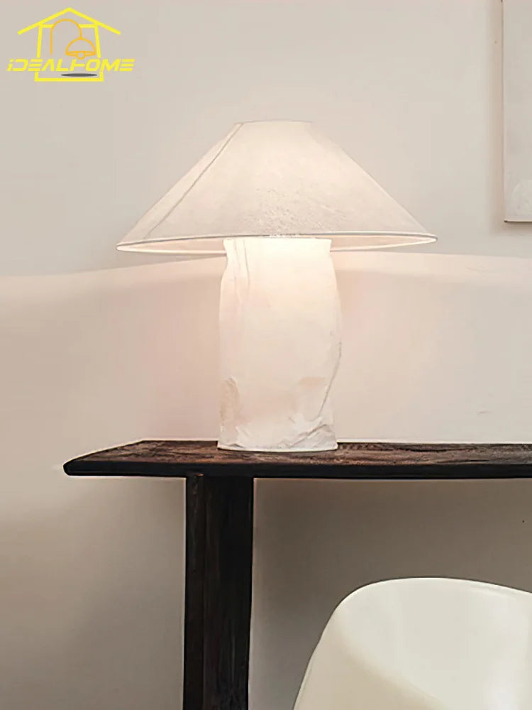 lampadaire japonais wabi-sabi en papier minimaliste moderne design élégant - vue 6 sur 8