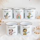 mug enfant personnalisé animal cartoon avec prénom