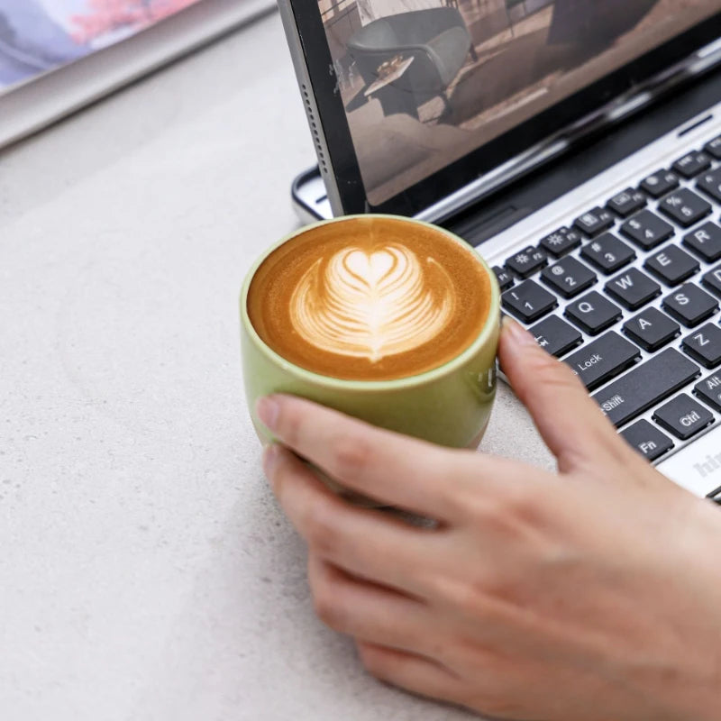 Mug céramique bohème marocain fait main tasse café - vue 3 sur 7