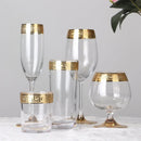 Verre champagne cristal style europeen bordure elegante