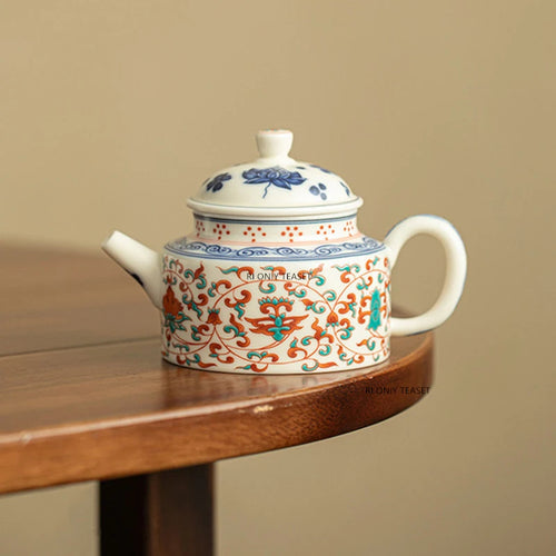 Theiere chinoise ceramique 240ml filtre portable artisanale