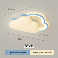 plafonnier nuage arc-en-ciel pour chambre enfant romantique et douce