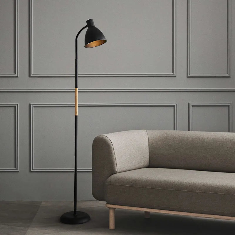Lampadaire loft Noir Debout - vue 5 sur 8