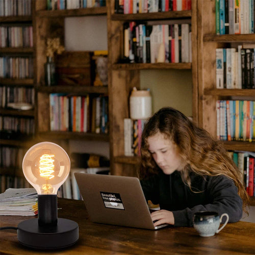 lampe de table industrielle cordon 1.8m interrupteur