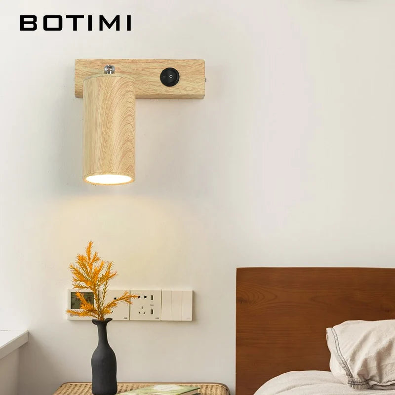 botimi applique en fer boutique poussoir chevet bois lectures nordiques - vue 3 sur 13